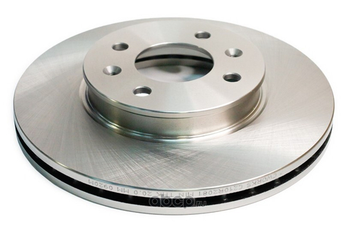 Диск тормозной передний Kia Rio II (256x22) (CWORKS)