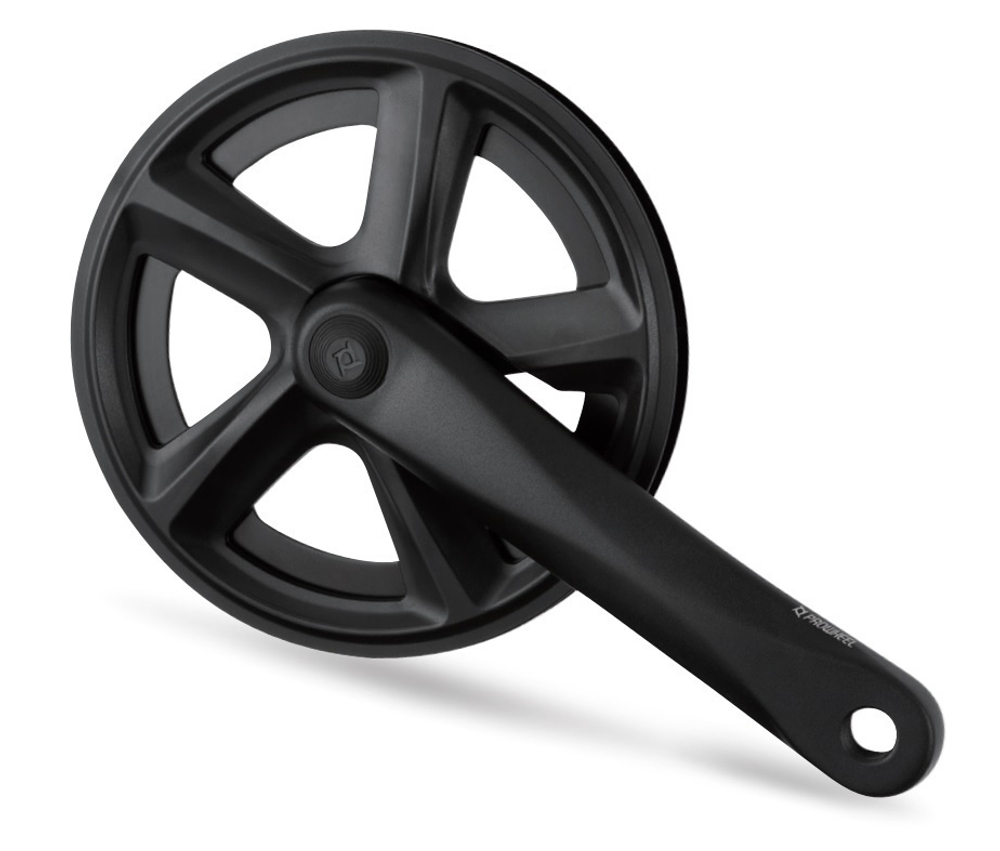 Система Prowheel CITY/FOLDING 1x1S, 38T, сталь, защита, 152, алюм, Chainline 45, под 117,5 черная