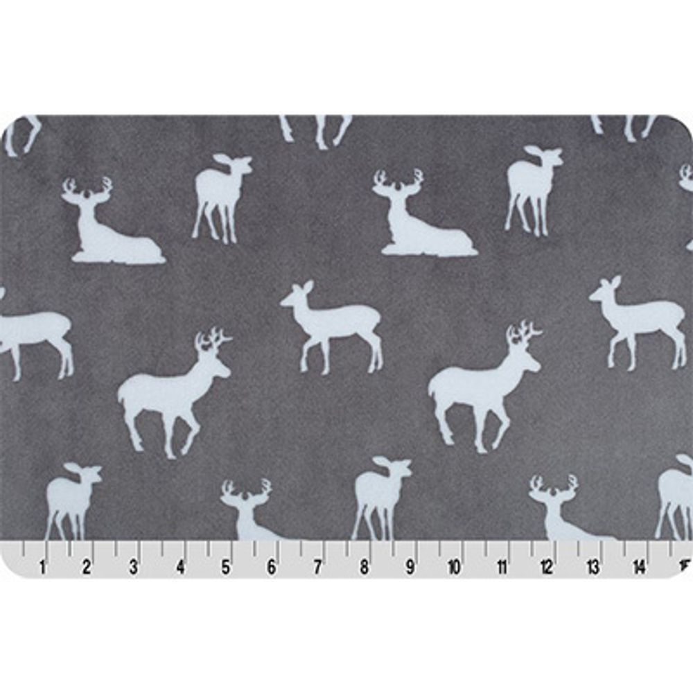 Плюш (ткань) Peppy Mockingbird Cuddle 440 г/м², 48х48 см, premier deer to me graphite Плюш (ткань) Peppy Mockingbird Cuddle 440 г/м², 48х48 см, premier deer to me graphite