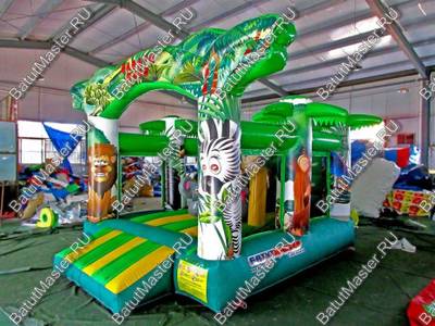 Коммерческий надувной батут "Национальный парк" 4*4*3 м