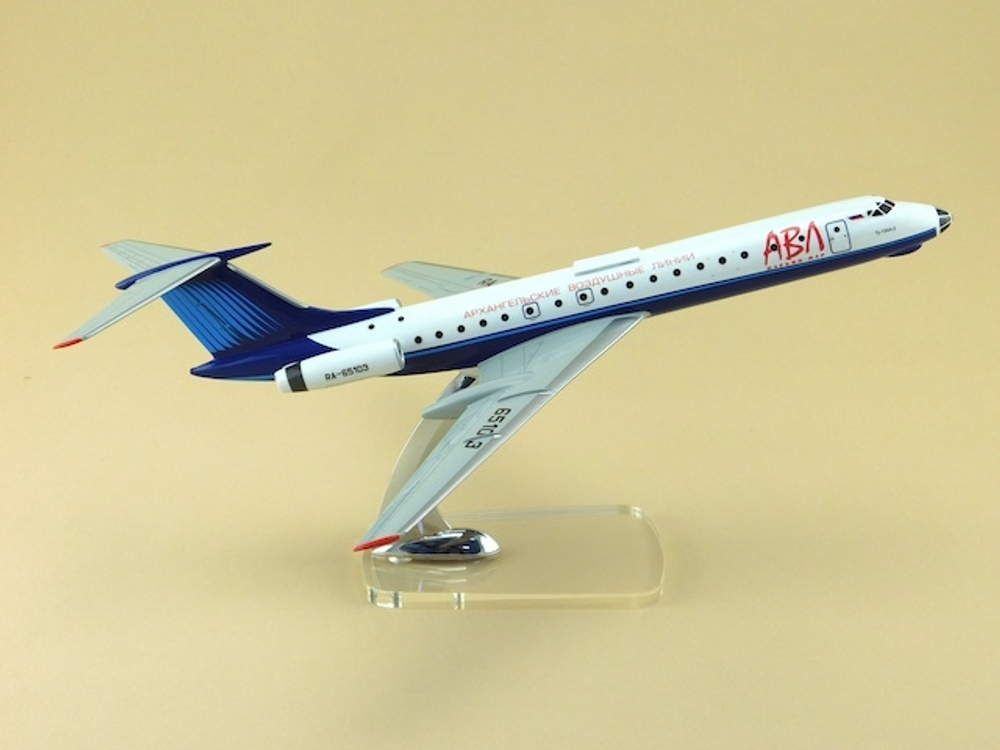 Модель самолета Ту-134А-3 (М1:100, АВЛ)