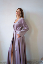 ХАЛАТ МАКСИ ВЕЛЮРОВЫЙ