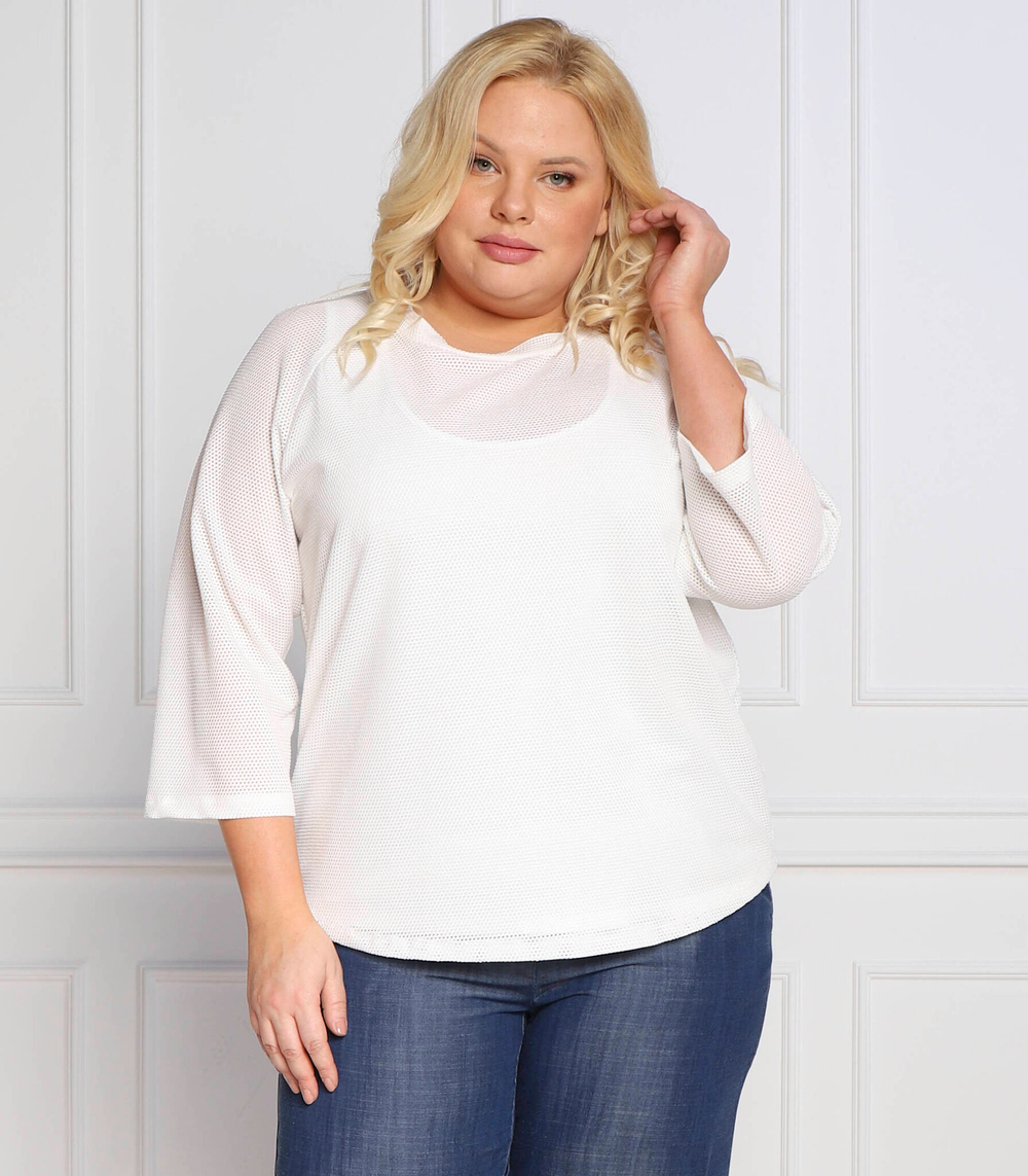 блузка ortisei plus size Persona by Marina Rinaldi - белый(1922012)