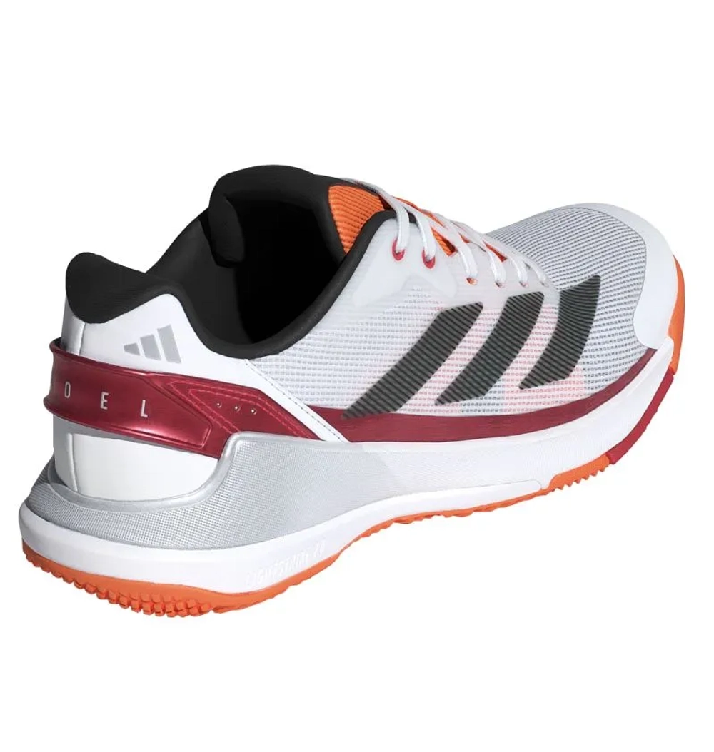 Мужские кросовки для Padel Adidas Crazyquick LS Padel M - cloud white/core black/lucid orange