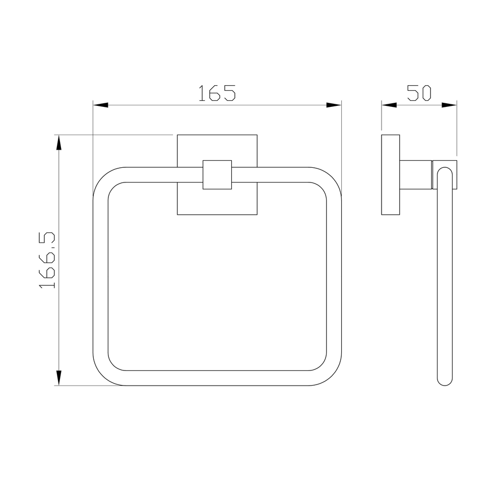Кольцо для полотенец WONZON & WOGHAND POLO, Брашированный никель (WW-8913-BN)