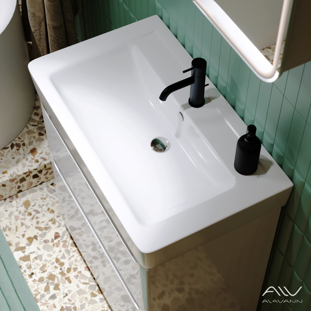 Тумба Lana 80 белая, ум. Q 80