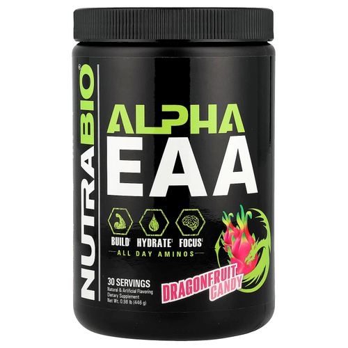 NutraBio, Alpha EAA, конфеты из драконьего фрукта, 446 г (0,98 фунта)