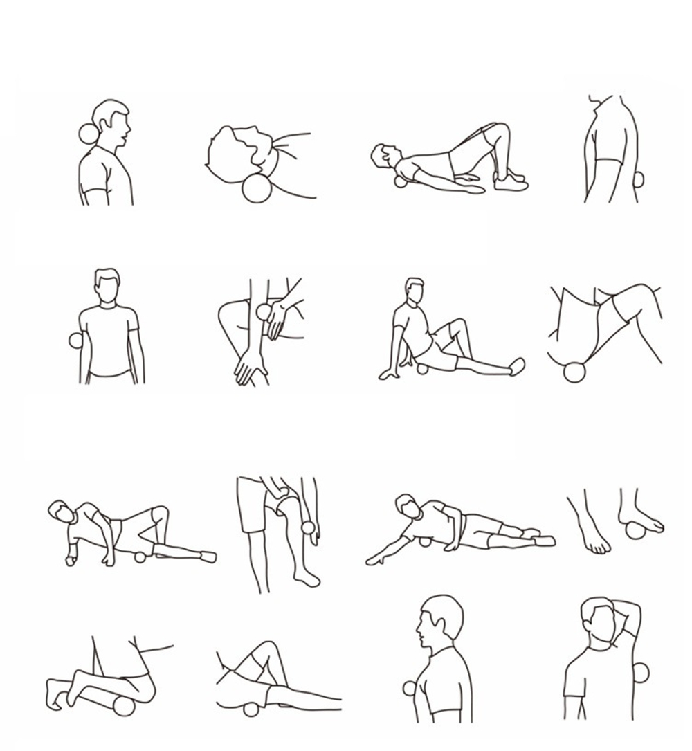 Watermelon Мяч массажный жесткий с шипами "Ёжик" 7 см, мячик массажный, игольчатый, для детей и взрослых, мяч для МФР