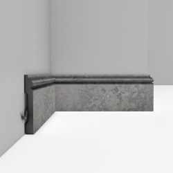 Плинтус напольный Decomaster D005-1629G 79х13х2400мм