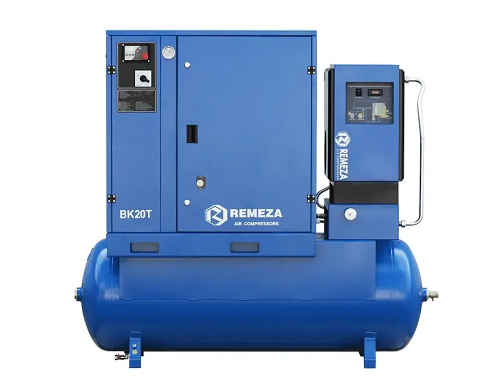 Винтовой компрессор Remeza ВК20Т-16-500Д2 на ресивере 500л с осушителем