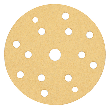 Schtaer 255Abrasive paper, Ø150 мм, Р100, 15 отверстий (набор 10 шт.)