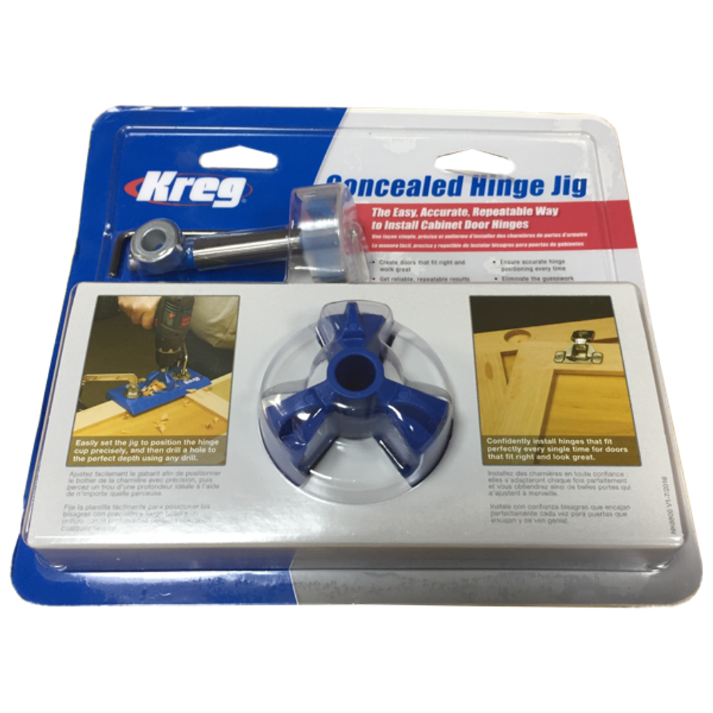 Кондуктор для врезания петель Concealed Hinge Jig Kreg KHI-HINGE-INT