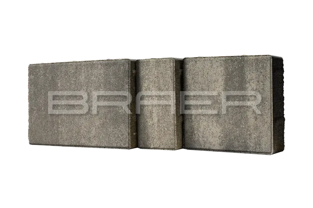 Тротуарная плитка Braer Мозаика, Color Mix Туман, 60 мм