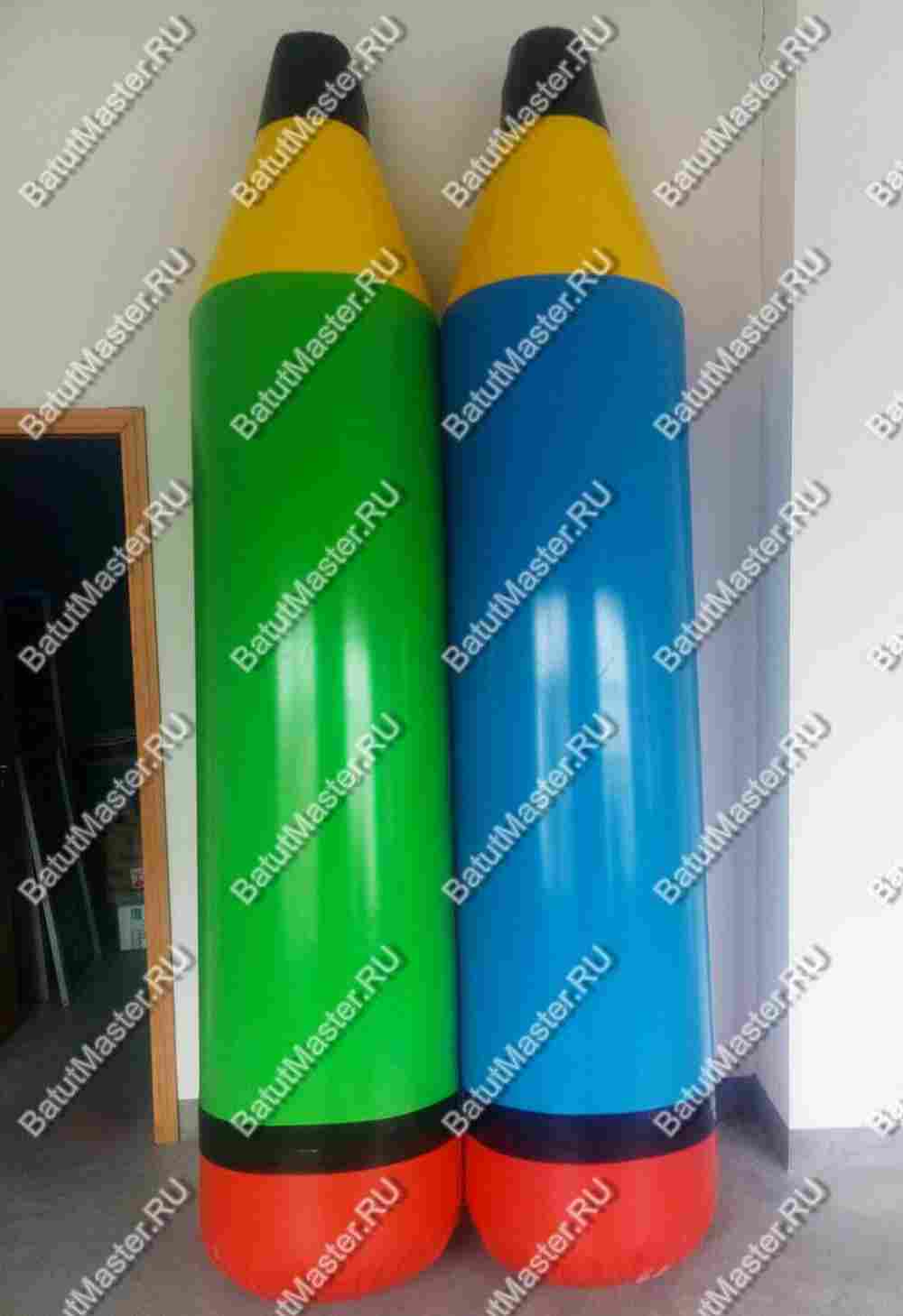 Надувная командная игра "Карандаши", 2,8*0,6*0,6 м