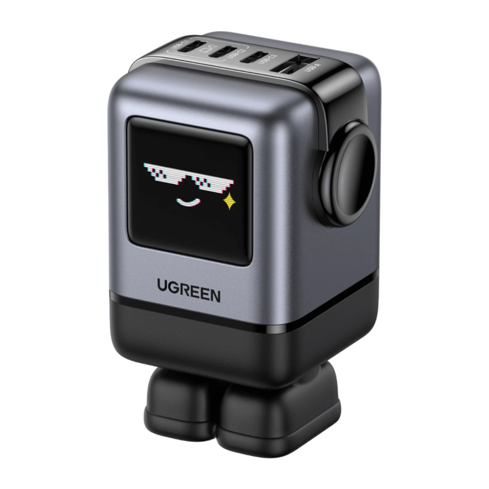 Сетевое зарядное устройство Ugreen Uno RG мощностью 100 Вт (3 USB-C, USB-A) (GaN) (X688) Многопортовый мощный адаптер питания. Есть поддержка PD 3.0, QC 3.0, PPS, AFC, SCP и FCP