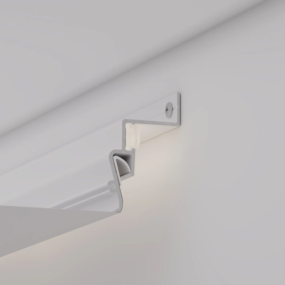 Профиль STRETCH-SHADOW-2000 WHITE (A2-CONTOUR-PRO) (Arlight, Алюминий) 042559