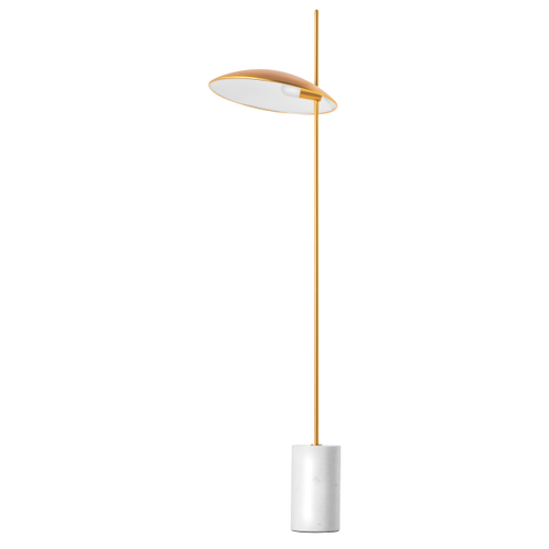 801713  2КОР! Торшер MARMARA LED 5W 400LM ЗОЛОТО/МРАМОР 3000K