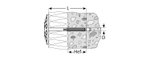 Дюбель для изоляционных материалов полипропиленовый, нейлоновый стержень, 10 x 90 мм, 400 шт, ЗУБР
