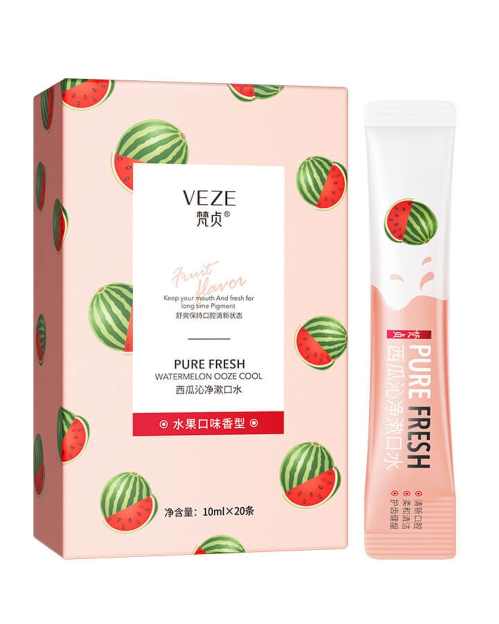 Ополаскиватель для полости рта с арбузом, 10мл