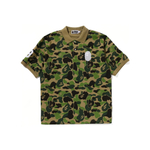 A Bathing Ape Abc Camo Pile Jacquard Relaxed Fit Polo Shirt