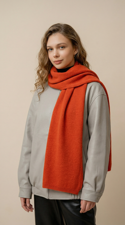 Шарф Ш501-18 оранжевый