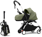 Коляска Stokke YOYO3 Newborn Pack рама белая White 2 в 1 Olive
