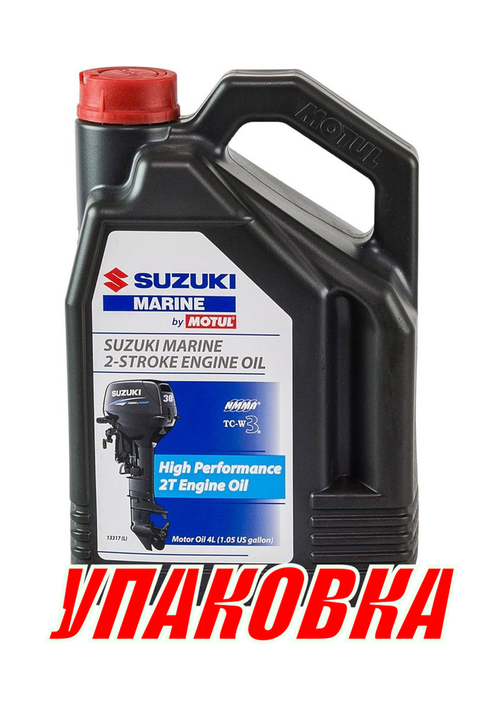 Масло MOTUL Suzuki Marine 2T, TC-W3, 4 л (упаковка 16 шт.)