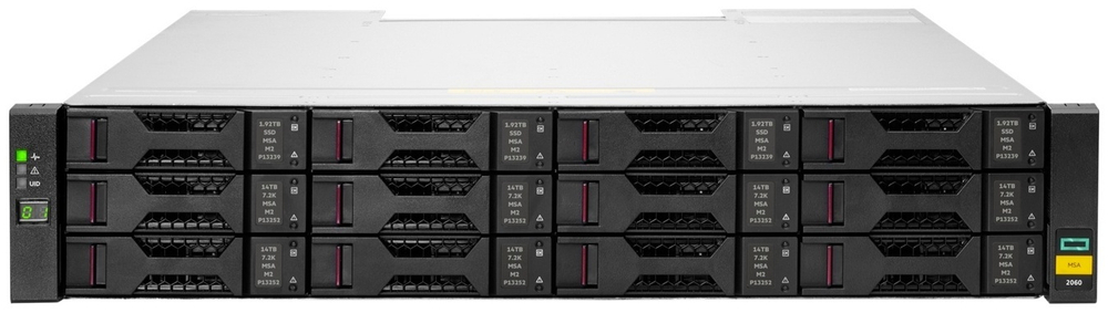 ХРАНИЛИЩЕ HP ENTERPRISE/MSA 2060 16GB FIBRE CHANNEL SFF STORAGE