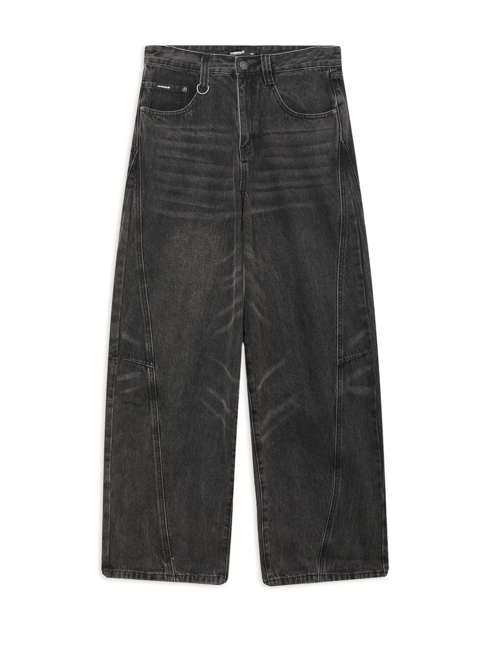 Джинсы (Baggy Fit) Washed Black Super Baggy Jeans