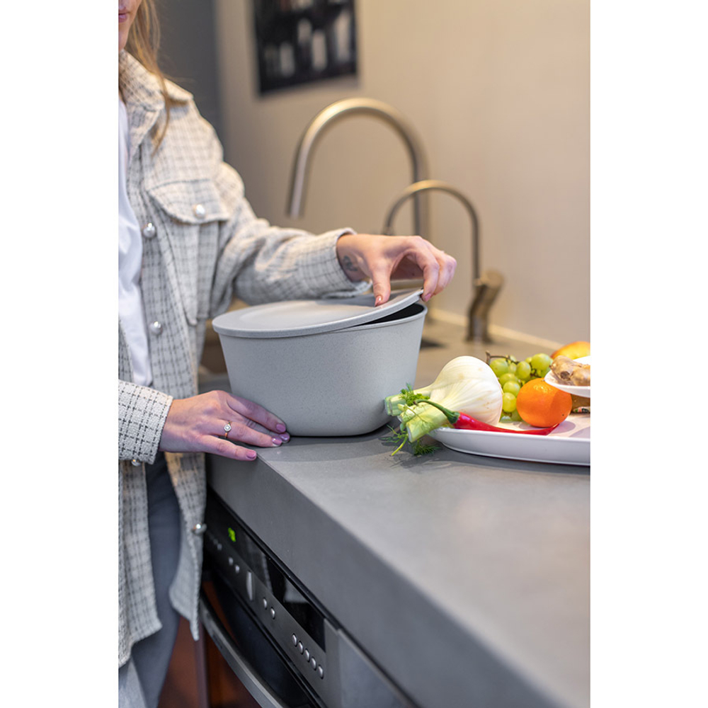 Контейнер для хранения connect, organic, 4 л, серый