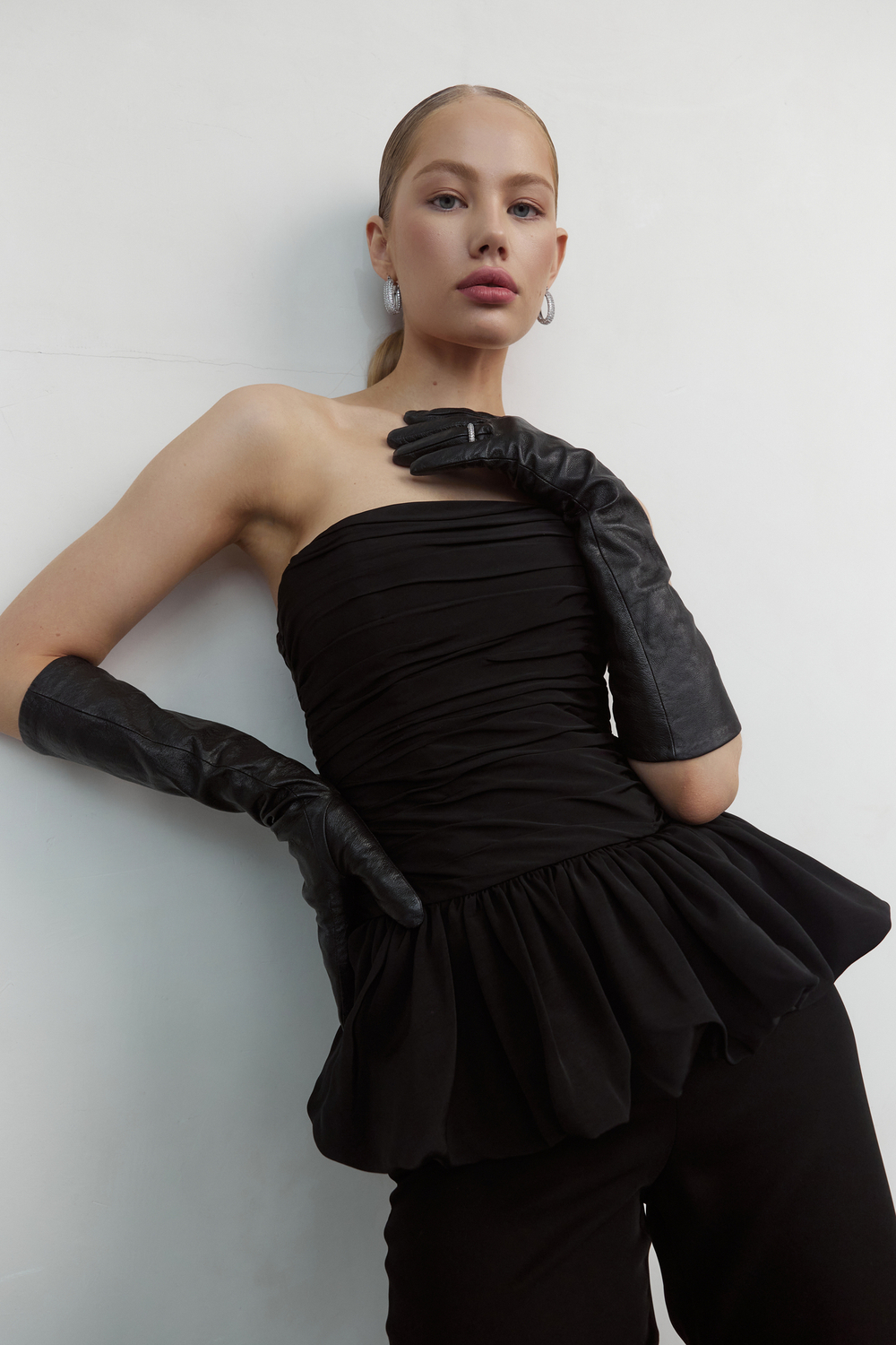 Корсет с драпировкой