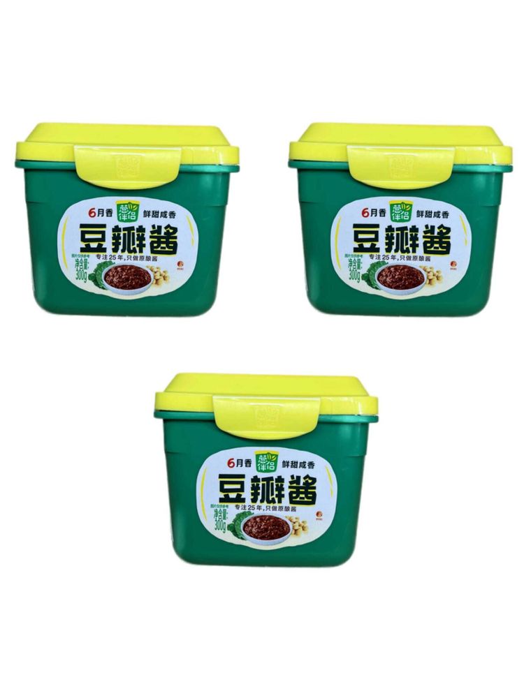 Соевая паста Liuyuexiang Soybean Paste Денджянг 300 г, 3 шт