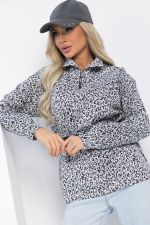 Блуза Игра по твоим правилам (серая) Б12738-5М LT Collection