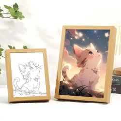 Детский ночник настольный цветной для уютного сна