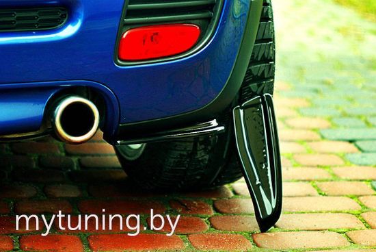 Задние боковые сплиттера для Mini Cooper R56 JCW