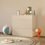 Комод белый Оланд 3 ящика для вещей с органайзерами