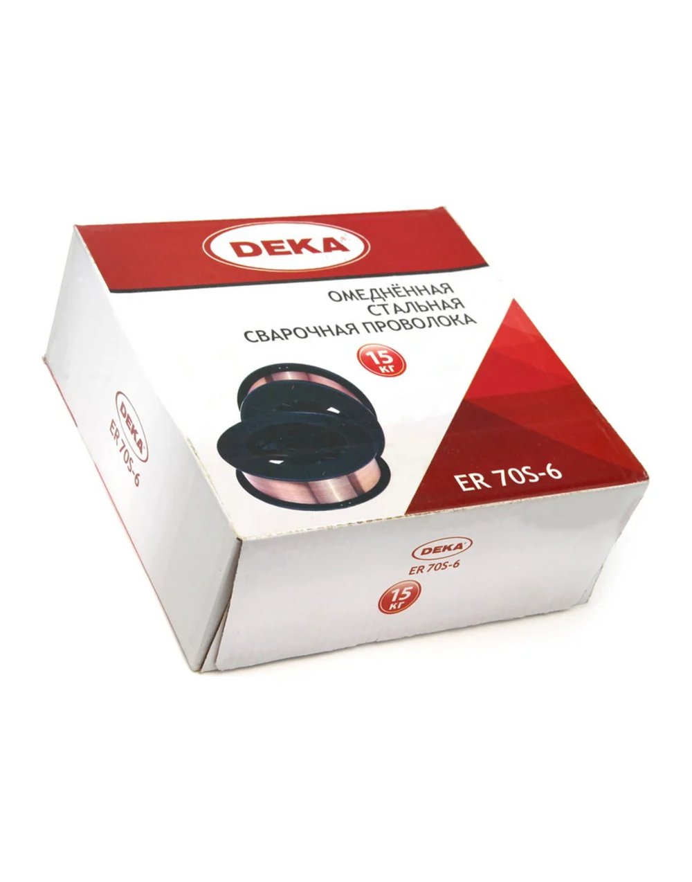 DEKA проволока сварочная ER-70S6 омед. d=1 (15кг)