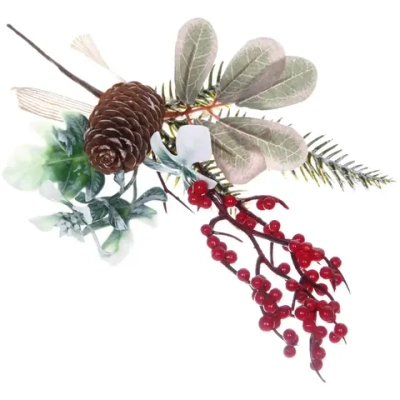 Ветка хвойная «Волшебство ночи» 30 см