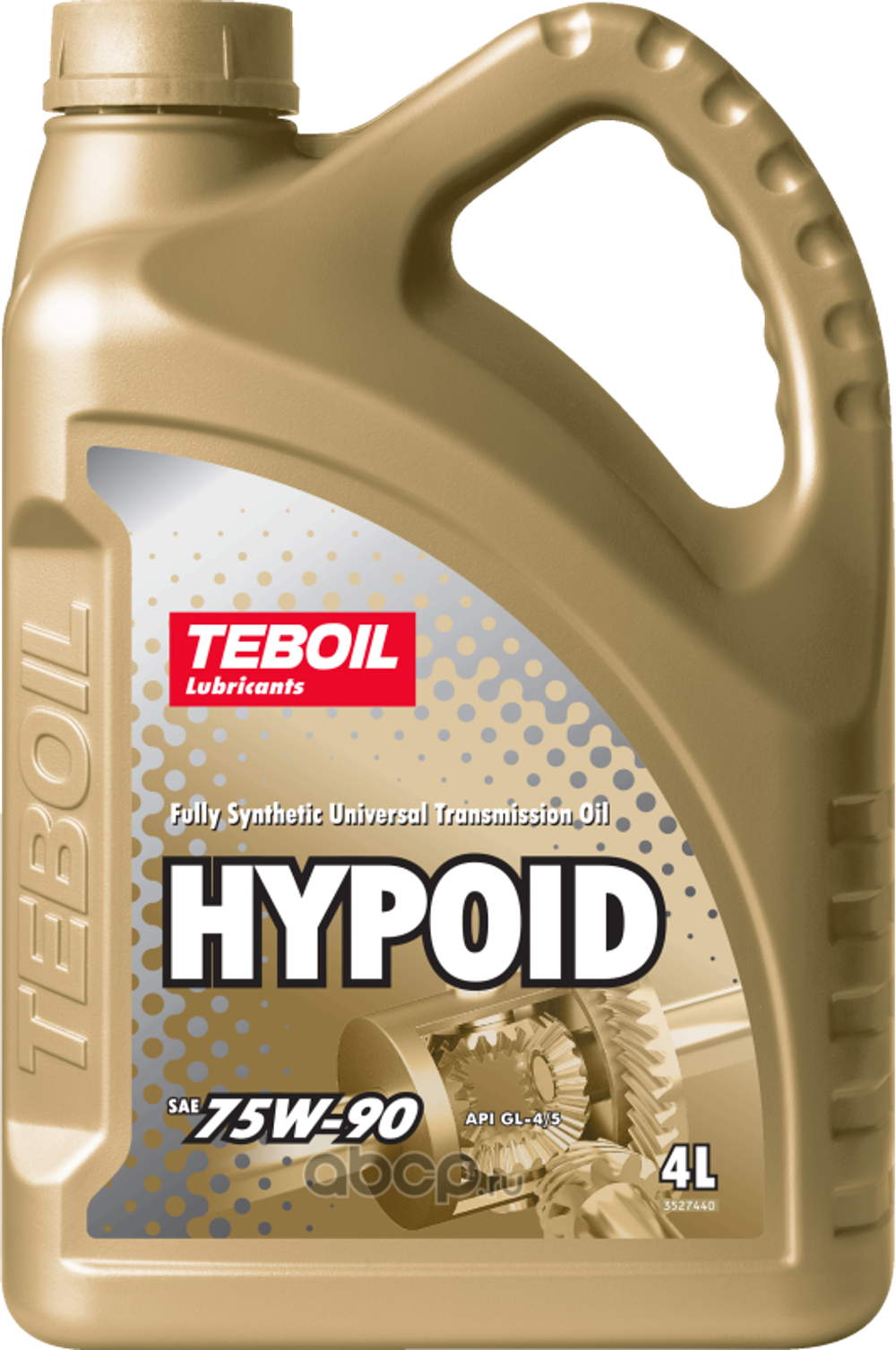 Масло трансмиссионное TEBOIL Hypoid 75W-90 синтетическое 4 л