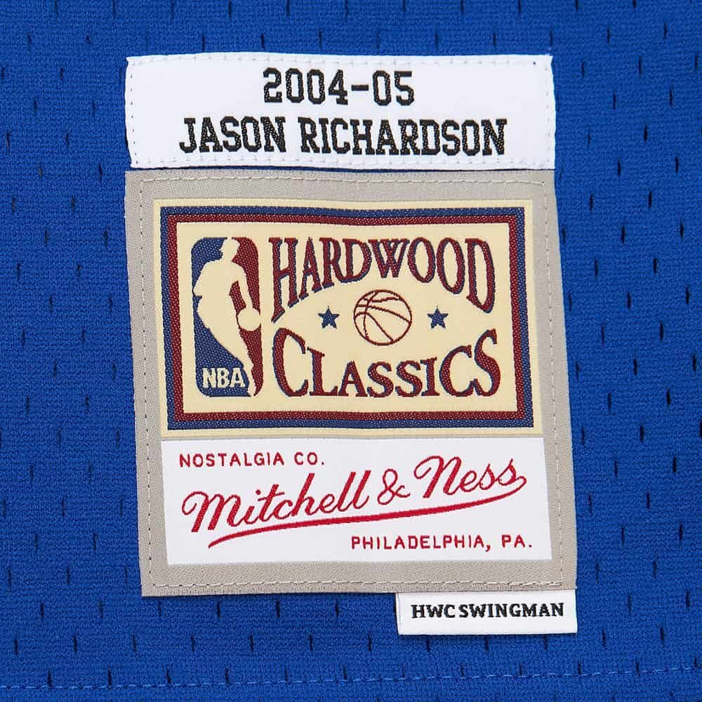 Баскетбольная джерси Mitchell&Ness NBA Hardwood Classics Swingman Jersey 2004/05 Golden State Warriors Jason Richardson Blue