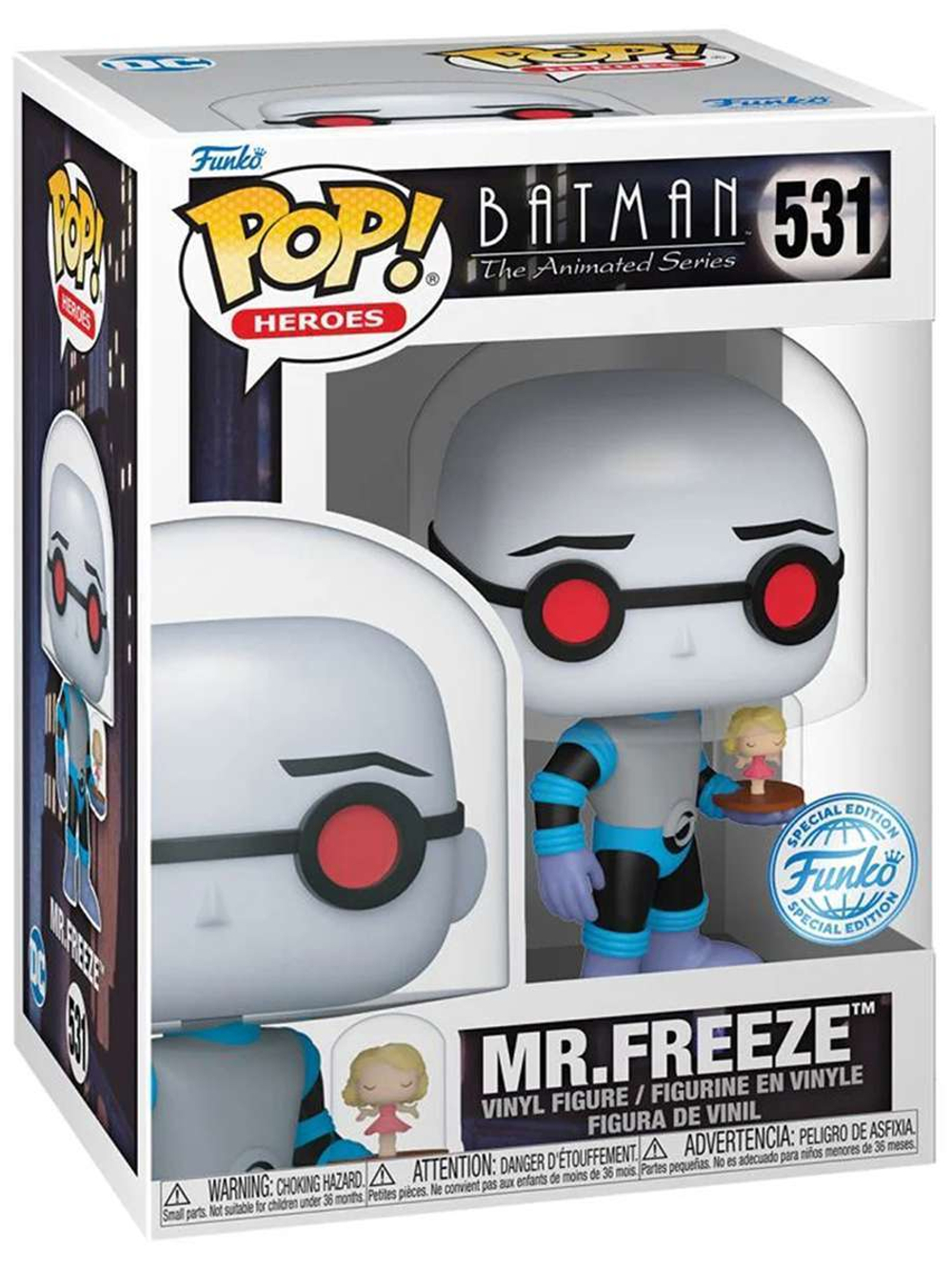Фигурка Funko POP! Heroes DC Batman Animated Series Mr. Freeze w/Nora (Exc) (531) 82837