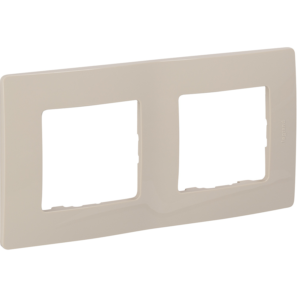 Рамка 2 поста слоновая кость ETIKA Legrand