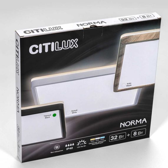 Потолочный светодиодный светильник Citilux Norma CL748K301