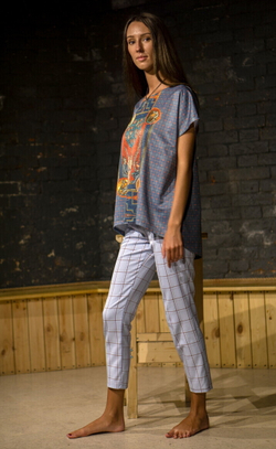 Футболка "Средневековье", по мотивам рисунков Рая и Ада из средневекового манускрипта 14 века