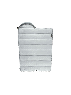 Мешок спальный Naturehike Envelope M400, (190+30)х80 см, (правый) (ТК: +1C), серый