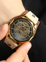 Часы скелетоны мужские механические Dandy YOURTIME