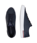 Кожаные кроссовки Tommy Hilfiger - темно-синий(FM0FM04953)