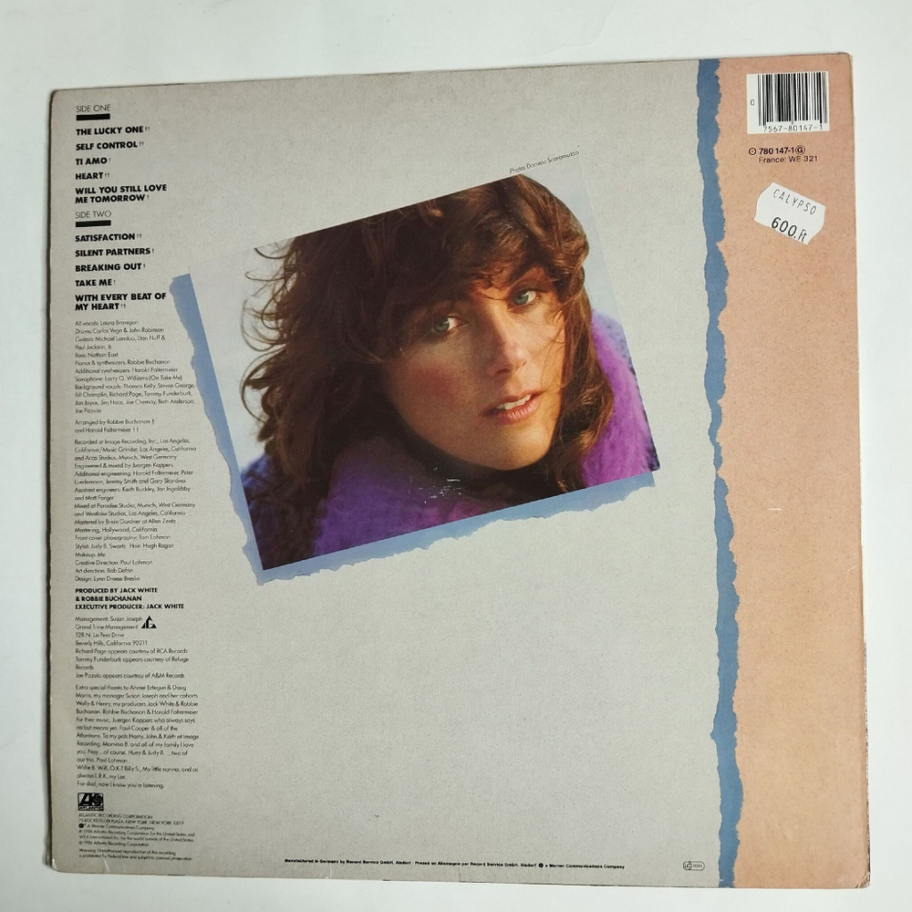 Винтажная виниловая пластинка LP Laura Branigan Self Control (Germany 1984)