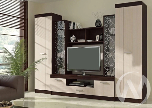 Гостиная Атлантида 4 (венге/дуб беленый)