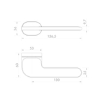 Ручка раздельная R.UCR36.DUNE BL-26 черный
